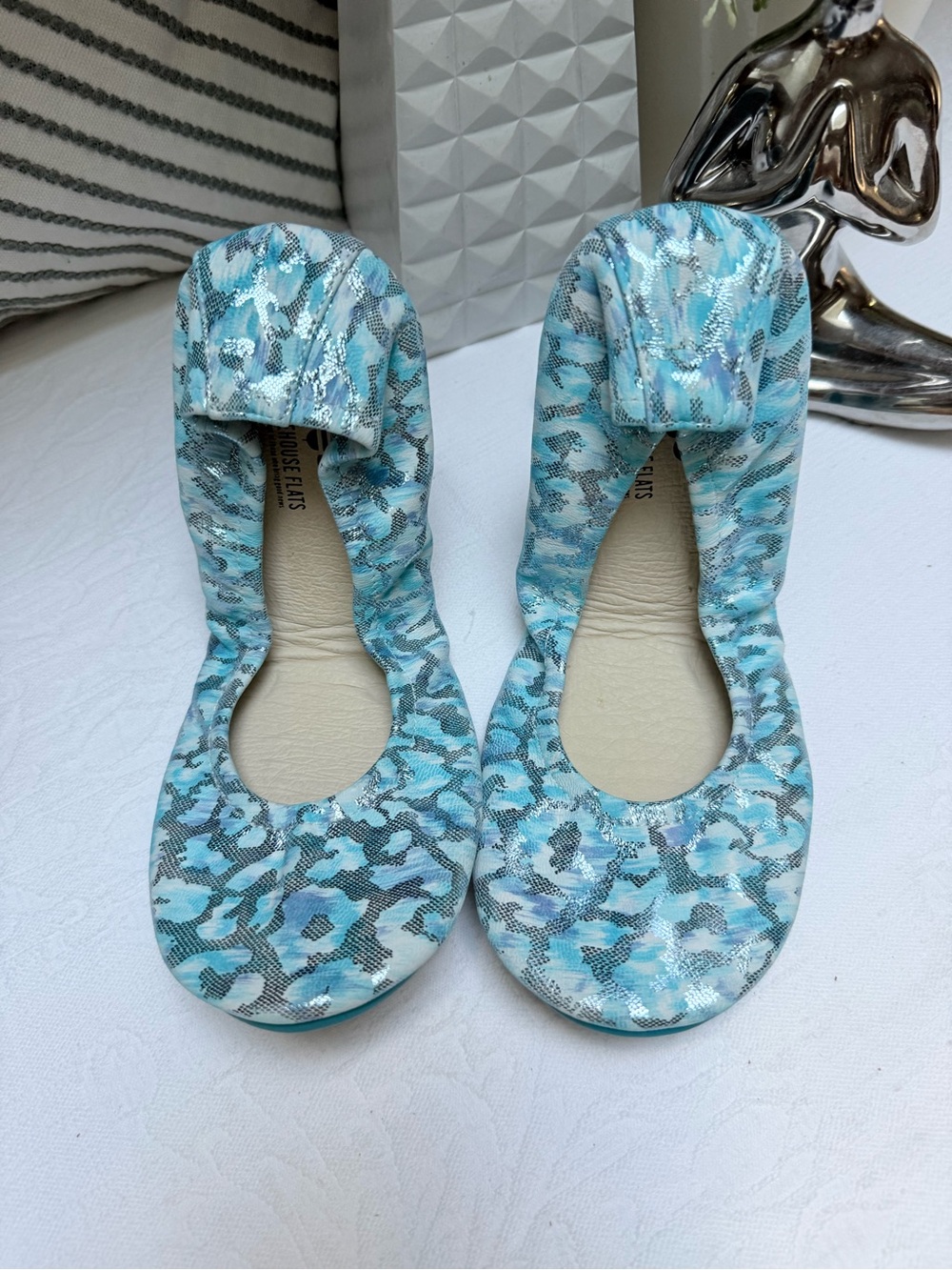 The Storehouse Flats Leather Print Ballet Flats